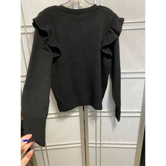 Size XL women’s black color with rhinestones sign Karl Lagerfeld NWT - Picture 6 of 10